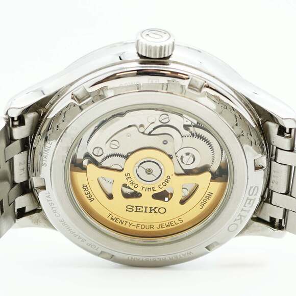 Seiko Presage 4R39-00W0 SARY153 White Dial Men's Watch - Picture 6 of 12